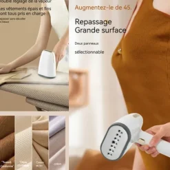 Discount LUNAVO Mini ångstrykare - Ångstrykare för kläder, gardiner osv... klädesaccessoar för klänning, t-shirt ånga