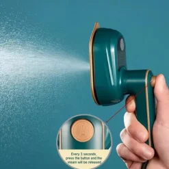 Best Mini Ångstrykjärn - Bärbar Handhållen Ångstrykjärn - 180° Roterande Handtag