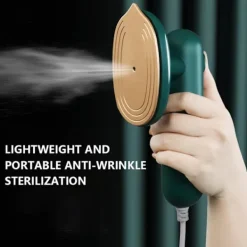 Outlet Mini ångstrykjärn, bärbar, ångstrykjärn, mini strykjärn, 80 ml vattentank, för hemmet, resor