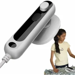 Discount Mini ångstrykjärn för kläder - Bärbar våt och torr ångstrykare - Säkra och enkla att använda hemtillbehör för strykning av klänning, byxor, T-shirts, kostymer, rockar | Fyndiq