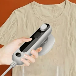 Discount Mini ångstrykjärn för kläder - Bärbar våt och torr ångstrykare - Säkra och enkla att använda hemtillbehör för strykning av klänning, byxor, T-shirts, kostymer, rockar | Fyndiq