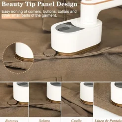 Hot Mini Ångstrykjärn för Resor Handhållen Bärbar Ångare för Kläder Ångmaskin 180° Rotera Handtag Mini