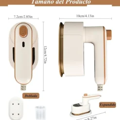 Hot Mini Ångstrykjärn för Resor Handhållen Bärbar Ångare för Kläder Ångmaskin 180° Rotera Handtag Mini