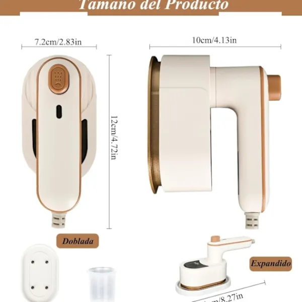 Hot Mini Ångstrykjärn för Resor Handhållen Bärbar Ångare för Kläder Ångmaskin 180° Rotera Handtag Mini