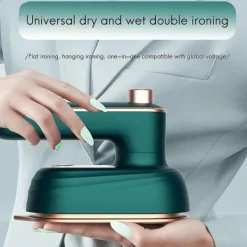 Mini ångstrykjärn Handhållen våt och torr dubbel varm ånggenerator Bärbar Garment Steamer Home Trave