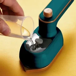 Online Generic Mini Ångstrykjärn, Handhållet Ångstrykjärn för Hushåll, Mini Vått och Torrt Ångstrykjärn, Portabelt Resestrykjärn, A105 Strykjärn