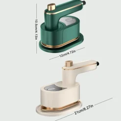 Mini ångstrykjärn, hopfällbart bärbart resejärn, keramisk non-stick-sula, 30 sekunders snabb uppvärmning, litet ångstrykjärn för hemmet och på resande fot | Fyndiq
