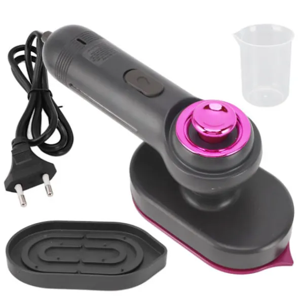 Mini Ångstrykjärn 60ml 110-240V Lättvikt Rese Våt Torr Kläder EU-kontakt Roterande Handtag