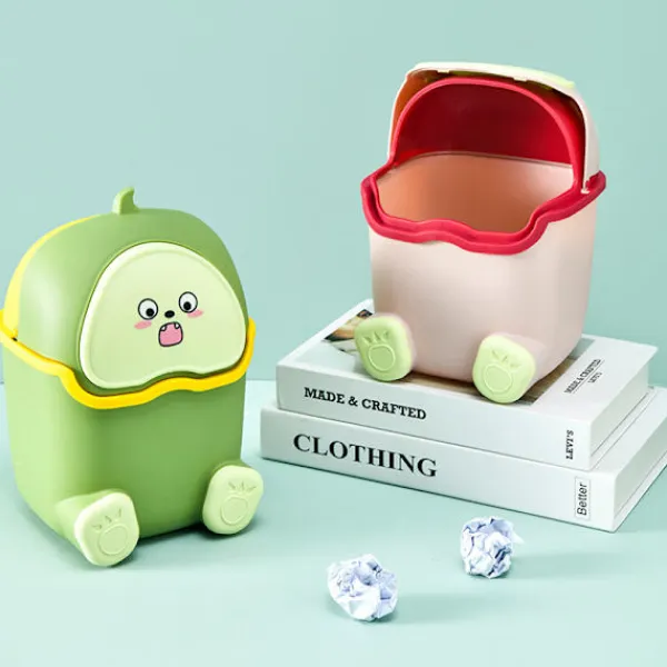 Outlet Mini papperskorg - Kompakt papperskorg för badrum, skrivbord, bordsskiva