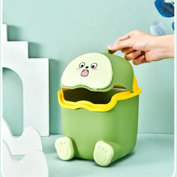 Outlet Mini papperskorg - Kompakt papperskorg för badrum, skrivbord, bordsskiva