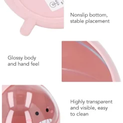 New Mini papperskorg för kontor, Mini papperskorg med svänglock Söt papperskorg för kontor Student sovsal Sängbord (rosa)