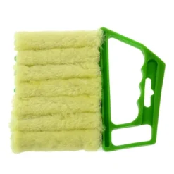 New Mini Persiennrengörare Multifunktionell Hushållsrengöringsborste för Hem Hotell Grön