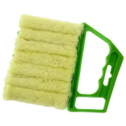 New Mini Persiennrengörare Multifunktionell Hushållsrengöringsborste för Hem Hotell Grön