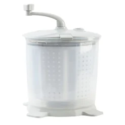 Online Mini portabel manuell tvättmaskin hem studentrum grå underkläder tvättmaskin trosor tvättmaskin kompakt storlek lämplig för små hushåll