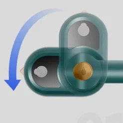 Mini Portabel Strykjärn Handhållet Strykjärn Hushåll Handhållet Strykjärn Roterande Vikbart Strykjärn EU-KONTAKT (Vit)
