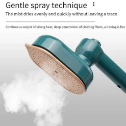 Outlet Mini Portabel Strykjärn Handhållet Strykjärn Hushåll Handhållet Strykjärn Roterande Vikbart Strykjärn EU-KONTAKT (Vit)