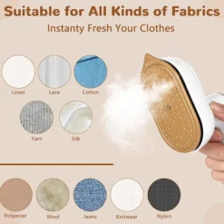 Sale Mini Portabel Strykmaskin, 180° Roterande Handhållen Ångstrykjärn, Torr- och Våtstrykning för Resekläder