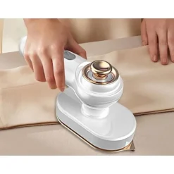 Online Mini resejärn - Portabel klädpress med svängbart handtag