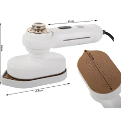 Online Mini resejärn - Portabel klädpress med svängbart handtag