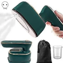 New Mini Resestrykjärn för Kläder: Portabel Mini Ångstrykjärn Handhållen Klädångare Resestorlek EU-kontakt