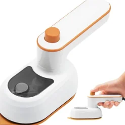 Clearance Mini Resestrykjärn, Portabel Resestrykjärn, Professionell Mikrovågsångstrykjärn för Kläder, 33W 180° Roterbar Handhållen Resestrykjärn för