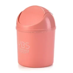 Hot Mini Rolling Cover Desktop soptunna soptunna Rosa