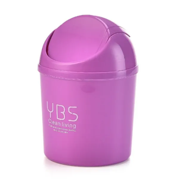 Hot Mini Rolling Cover Desktop soptunna soptunna Rosa