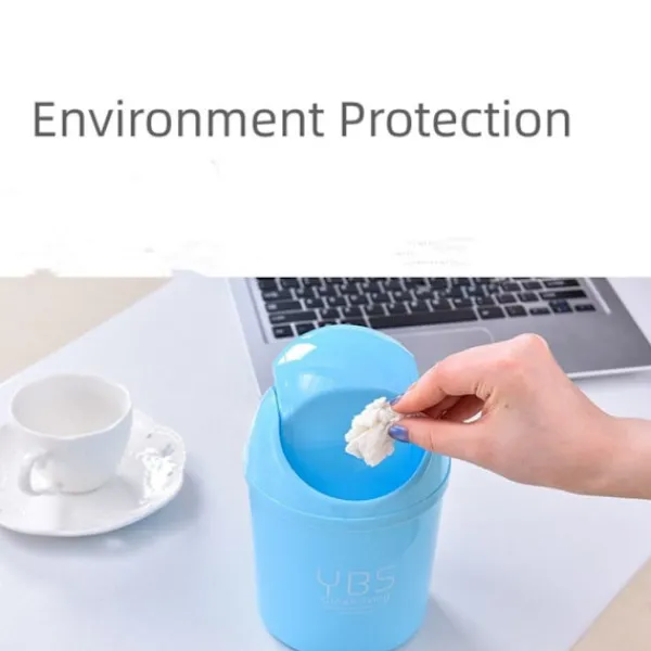 Hot Mini Rolling Cover Desktop soptunna soptunna Rosa