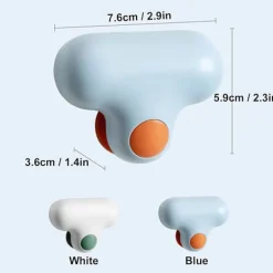 New Mini Silikon T-formad Spegel- och Fönsterrengörare (Gul)