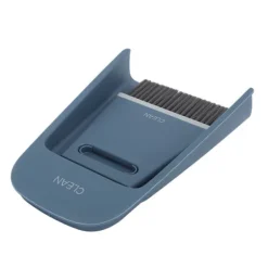 Online Mini Sopborste Set Liten Soptunna 2 Borstar 1 Skyffel för Bord Bänkskiva Tangentbord Marinblå