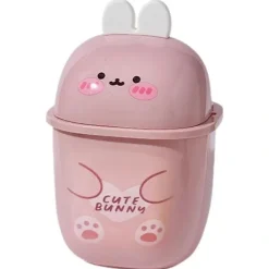 Sale Mini Soptunna Mini Papperskorg Skräpkorg Bedårande Soptunna Läpp-Typ Skräpkorg Soptunna