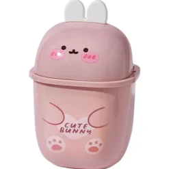 Clearance Mini Soptunna Mini Papperskorg Skräpkorg Bedårande Soptunna Läpp-Typ Skräpkorg Soptunna As Shown