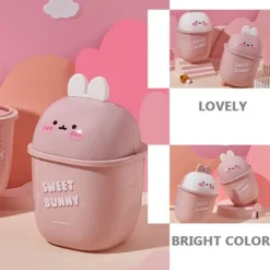 Clearance Mini Soptunna Mini Papperskorg Skräpkorg Bedårande Soptunna Läpp-Typ Skräpkorg Soptunna As Shown