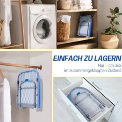 Discount VRIETINA Mini Strykbord, Fällbart Kompakt Strykbord, med Strykjärnsstöd och Hängkrok, 83 x 31 cm, Grå