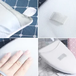 Online Mini Strykbräda Ärmdyna Portabelt Litet Strykbord Ställ Stryktillbehör Pink Grid