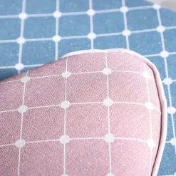 Online Mini Strykbräda Ärmdyna Portabelt Litet Strykbord Ställ Stryktillbehör Pink Grid