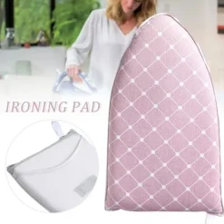 New Mini Strykbräda Ärmdyna Portabelt Litet Strykbord Ställ Stryktillbehör Rosa Rutigt