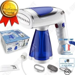 New TECH DISCOUNT Mini strykjärn - TD® - 9558 - 1600W - 3 hastigheter - färg Blå