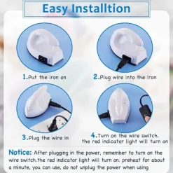 Best Mini strykjärn för hantverk, Mini värmepress, Mini strykjärn, bärbar, handhållen värmepress, litet strykjärn med laddstation, tillbehör för