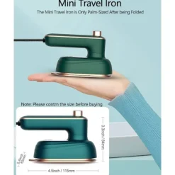 Mini Strykjärn Handhållen Kan Rotera 180 Grader, Tr,ZQKLA