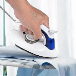 Discount Mini Strykjärn, Portabelt Ångstrykjärn för Kläder, Handhållen Steamer, Ångstrykjärn, Med Non-stick Stryksula, Ångstrykning och Torrstrykning{Y F L}