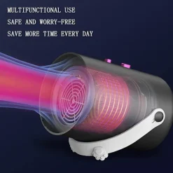 Best NICEGOU Mini torkskåp, portabelt multifunktionellt torkskåp, intelligent termostat med två hastigheter för familjelägenhetssal (grå)