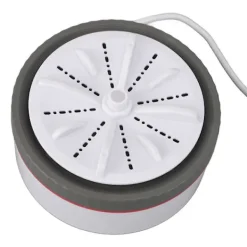 Discount Mini Turbo Tvättmaskin Tidsinställd Justerbar Multifunktion USB-driven Bärbar Mini Turbo Tvättmaskin för Små Kläder Frukt Diskning Gray