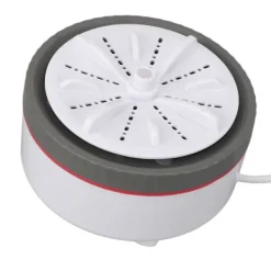 Outlet Mini Turbo Tvättmaskin Tidsinställd Justerbar Multifunktion USB-driven Bärbar Mini Turbo Tvättmaskin för Små Kläder Frukt Diskning Gray