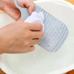 Sale Mini Tvättbräda, Halkfri Tvättbräda för Hemmet, Skrubbräda för Handtvätt av Kläder, Rengöringsverktyg