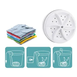 Clearance Mini Tvättmaskin – Portabel och USB-driven