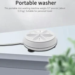 Online Mini Tvättmaskin Portabel Ultraljudsdiskmaskin Med USB-driven För Personlig Tvätt Camping Husbilsresa