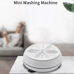 Online Mini Tvättmaskin Portabel Ultraljudsdiskmaskin Med USB-driven För Personlig Tvätt Camping Husbilsresa