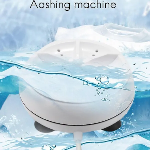 Online Mini Tvättmaskin Portabel Ultraljudsdiskmaskin Med USB-driven För Personlig Tvätt Camping Husbilsresa