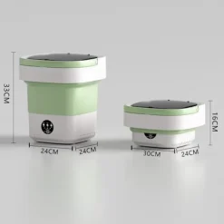 Clearance Mini Vikbar Portabel Tvättmaskin 12L – Kompakt Portabel Maskin för Resor, Små Lägenheter och Studentrum Purple